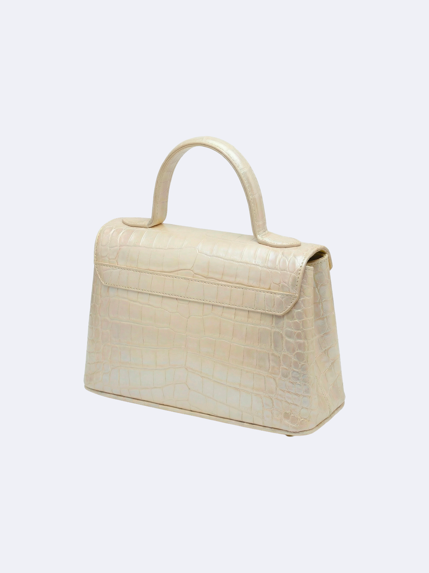 Ferreyra Marini Pearl handbag in crocodile skin