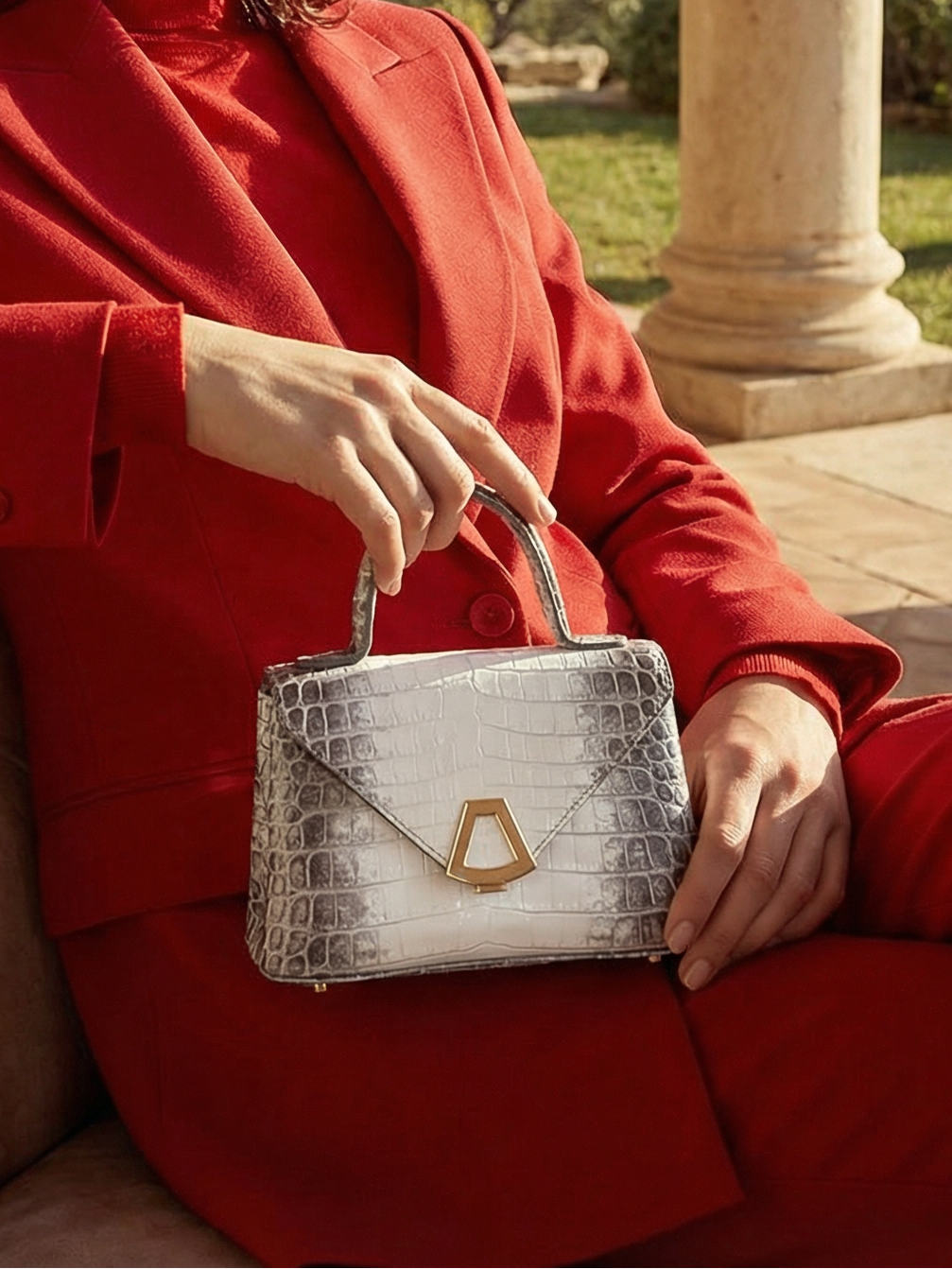 Himalaya crocodile bag