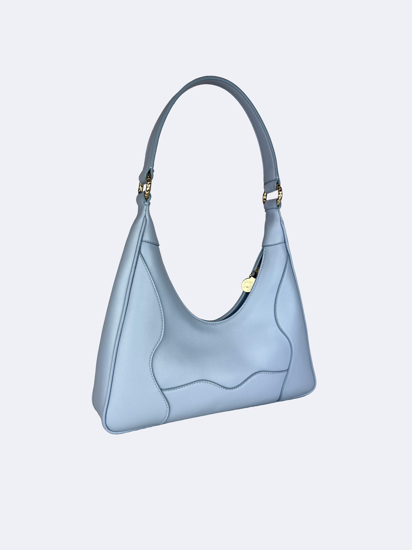 Ferreyra Marini handbag in light blue lambskin