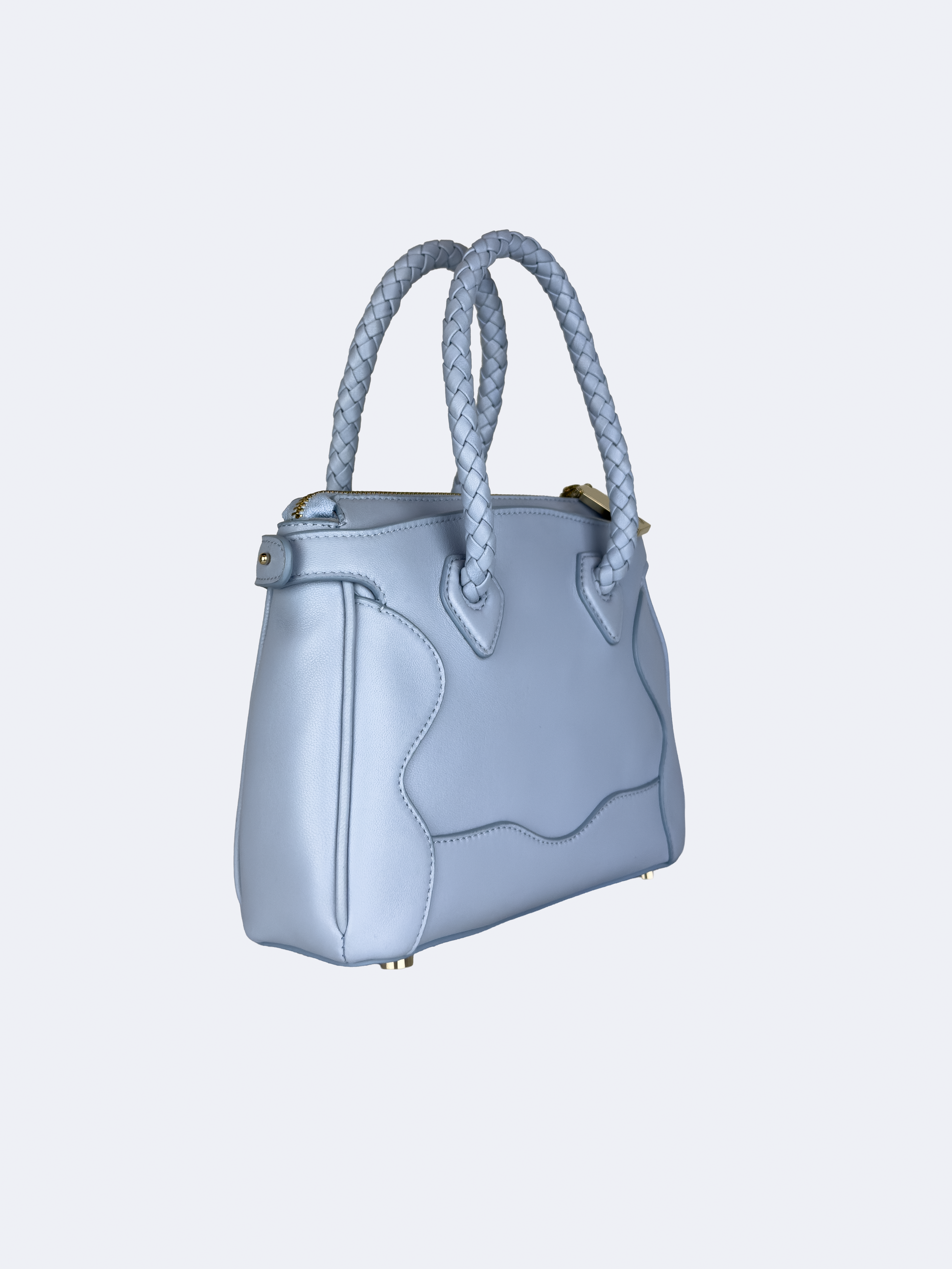 Cheval Mini bag in light blue lambskin