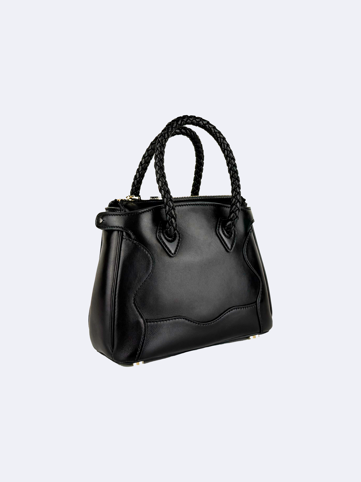 Cheval Mini black lambskin leather handbag